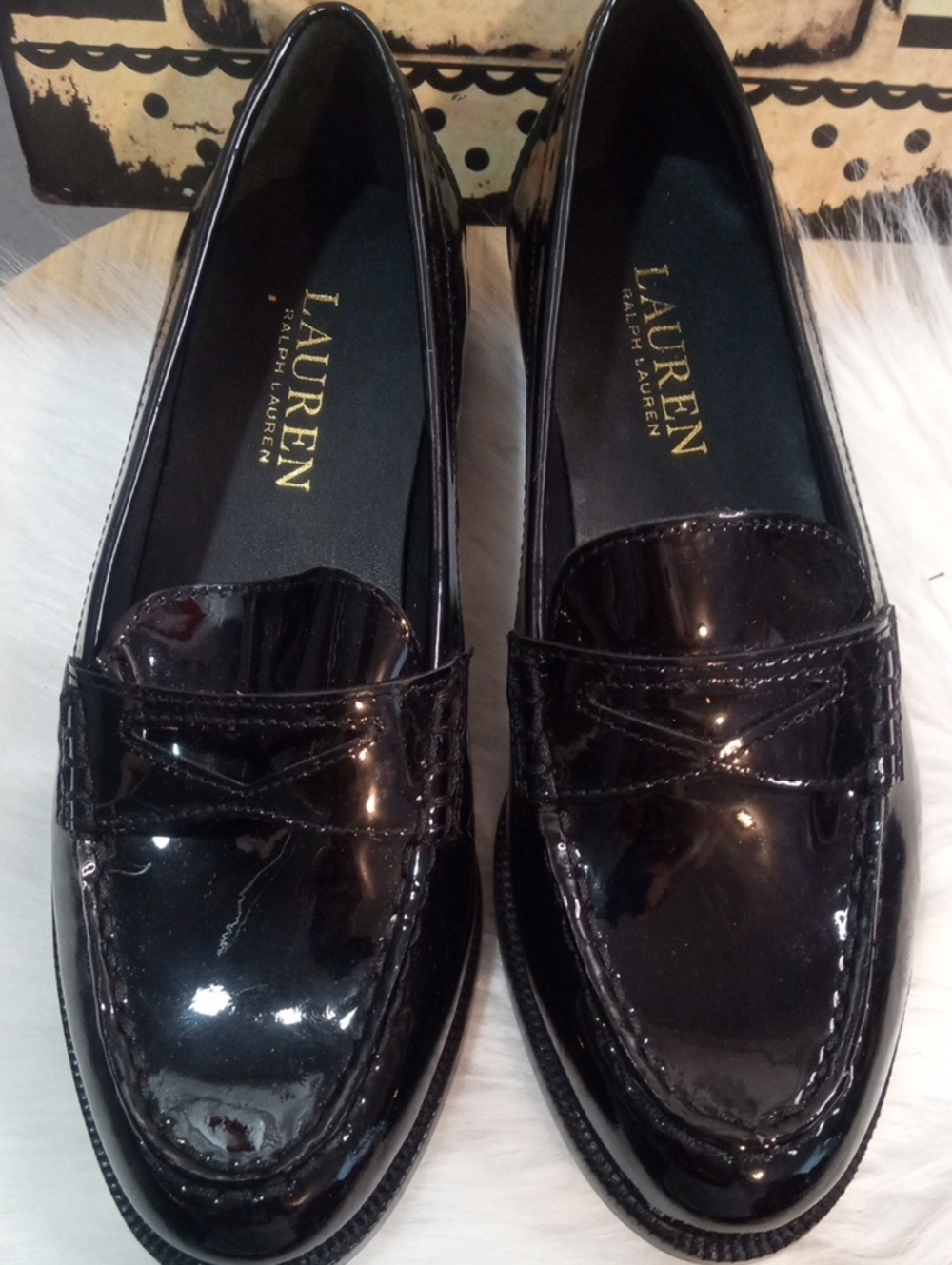 RALPH LAUREN PENNY LOAFERS - Picture 3 of 5